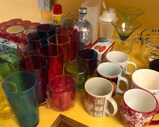 Kitchen contains quality cookware, small appliances and glassware.