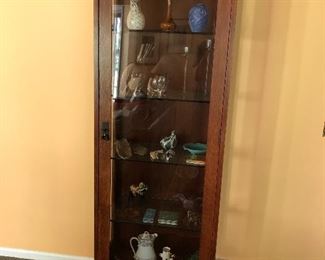 Stickley curio cabinet.