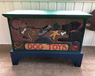 Fun toy box for dogs.