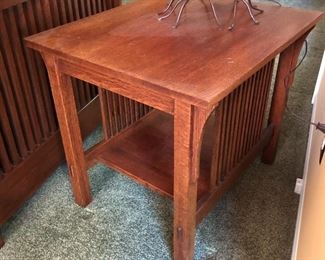 Stickley mission-style end table.