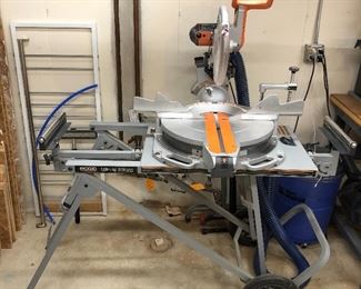 Ridgid 15-amp 12-in. Sliding Compound Miter Saw with Adjustable Laser.