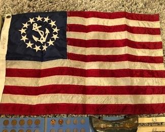 Vintage yacht ensign flag.