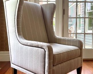 Item 8:  Armchair with Nailhead Trim & Waterfowl and Duck Down Feathers by Gabby Furniture - 28"l x 22"w x 43.5"h: $525