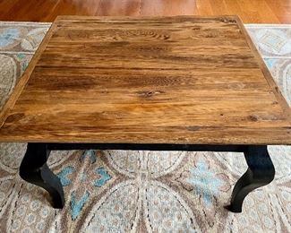 Item 138:  Pine Coffee Table - 36"l x 36"w x 17.5"h: $65