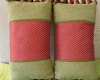 Item 142:  (2) Eastern Accent Pillows - 12" x 24":  $18/Each