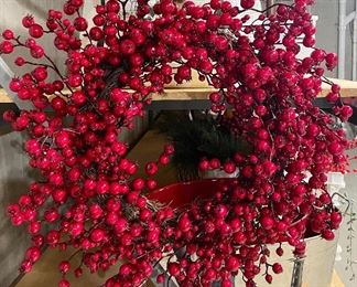 Item 162:  Berry Wreath:  $22