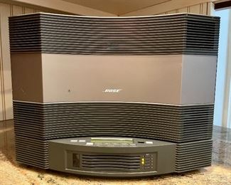 Item 167:  Bose acoustic radio/cd system with 5 CD interchanger,  model # CD-3000 with CD Multi-Changer: $225