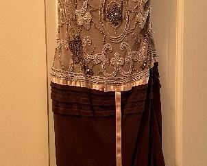 Item 107:  Sue Wong Nocturne, Size Small Flapper Style Dress: $58