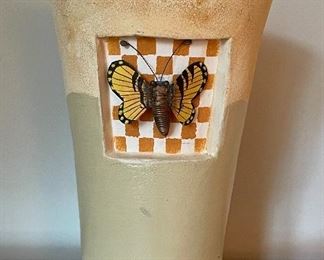 Item 159:  3-D Butterfly Vase: $16
