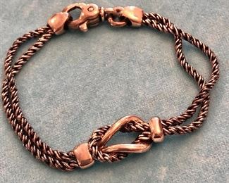 Item 211:  Tiffany & Co. Love not Rope Bracelet: $275