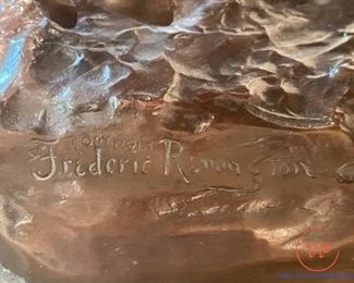 "Coming Thru The Rye" by FREDERIC REMINGTON - 29" High x 30" Wide  x 25.5" Deep 