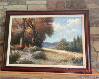 Original Oil on Canvas by C RUPPIERO