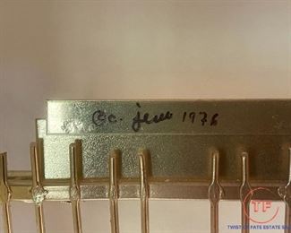 "Over The River" BROOKLYN BRIDGE Metal Wall Art Sculpture by C JERE