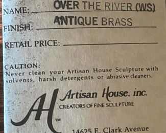 "Over The River" BROOKLYN BRIDGE Metal Wall Art Sculpture by C JERE