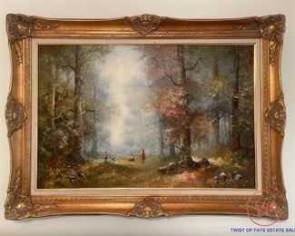 Original Oil on Canvas by C GRASSO