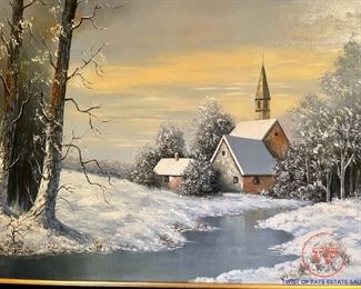 Original Oil on Canvas by C GRASSO