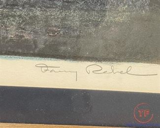 Limited Edition Signed print by FANNY RABEL