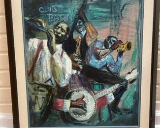 Original Oil on Canvas - New Orleans Jazz by TOM LANE