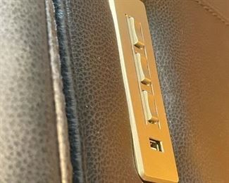 FLEXSTEEL Leather Powered Sofa