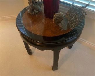 Chin Hua for CENTURY Furniture Chinoiserie Pagoda Side Table With Ming Feet