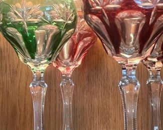 Bleikristall Cut Crystal Wine Glasses