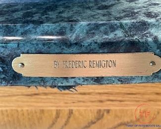 "Coming Thru The Rye" by FREDERIC REMINGTON - 29" High x 30" Wide  x 25.5" Deep 