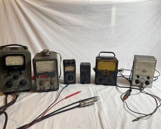 Collection of Vacuum Tube Volt Ohmmeters