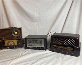 Four Vintage Radios