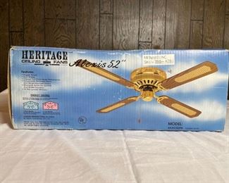 Heritage Ceiling Fan Alexis 52 Inch