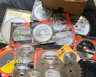 Large Variety of Saw Blades