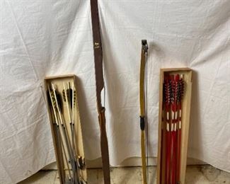 Vintage Bows and Herters Brand Arrows