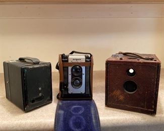 Vintage Box Cameras, Eastman Kodak, Argus Seventy Five
