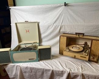 Vintage Portable Stereo Turntables