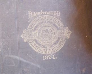 Illustrated Historical Atlas, Minnesota 1874.