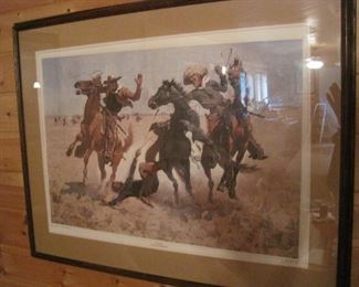 Frederick Remington Print. 