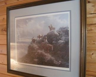 Wieghorst, Olaf . Signed & numbered print.