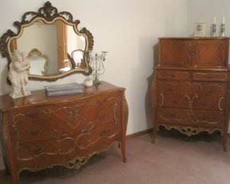 Ornate Bedroom Set.