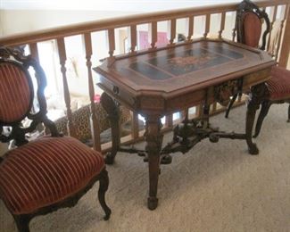 Inlaid Library Table.