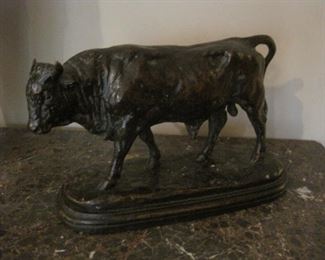 Bonheur, Rosalie (Rosa) [French, 1822-1899] Bronze Bull.