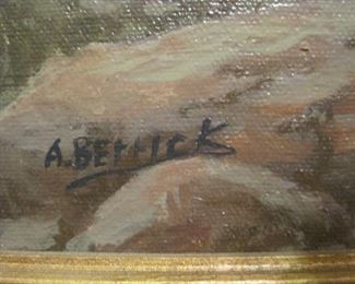 Andrew Berrick Oil Painting.