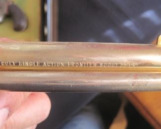 A matched Pair of .22 Caliber Colt Kansas Centennial Revolvers in their original velvet lined case,1961. Never Fired.