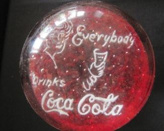 Coca Cola Paperweight.