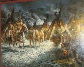 Original Oil Painting by Americo Makk.