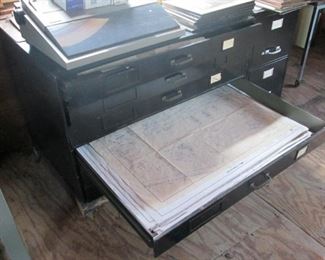 Metal flat drawer file