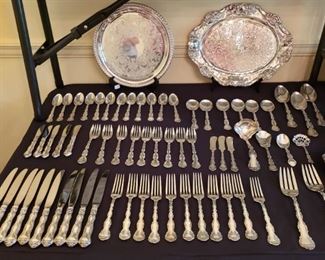 Gorham Sterling Flatware "Strasbourg"  to include Service pieces
