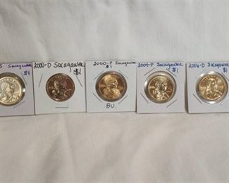 2000, 2004, 2006 Sacagawea $1 Coins