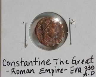Constantine The Great-Roman Empire Era 330 a.d. coin