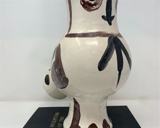 Pablo Picasso, 1881-1973, Chouette aux taches (A.R. 120), Spotted Owl Madoura Vase