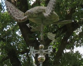 Turtle weathervane