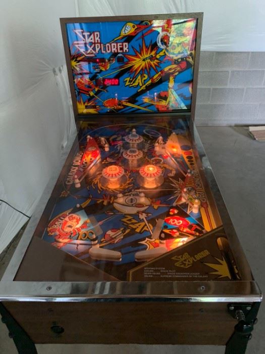 Star Explorer Vintage Pinball Machine